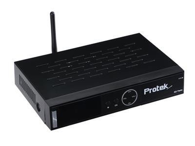 Protek X2 Twin Tuner WLAN LAN 4K UHD Linux Sat Receiver