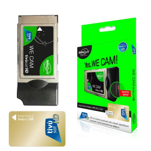 Aktiviert! TivuSat CI+ Smarcam-Smartcard Gold HD 4K TOP